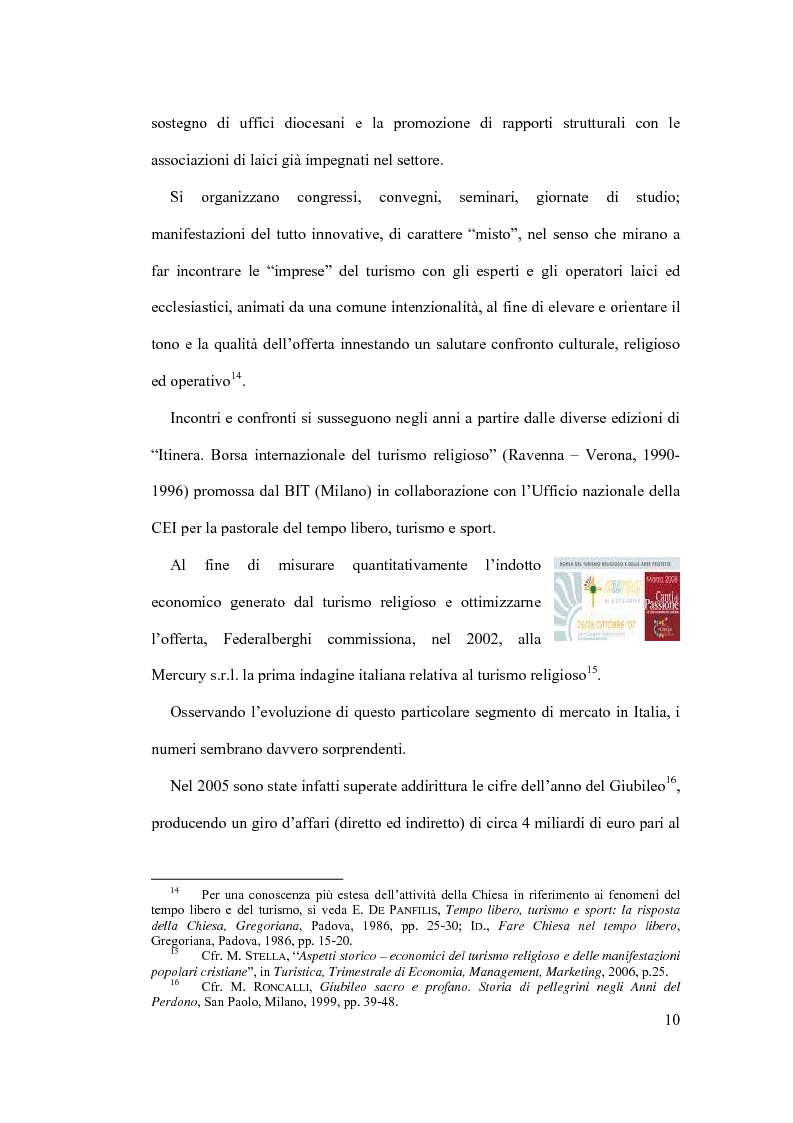 Anteprima della tesi: Il diritto al turismo religioso nell'ordinamento internazionale e comunitario, Pagina 6
