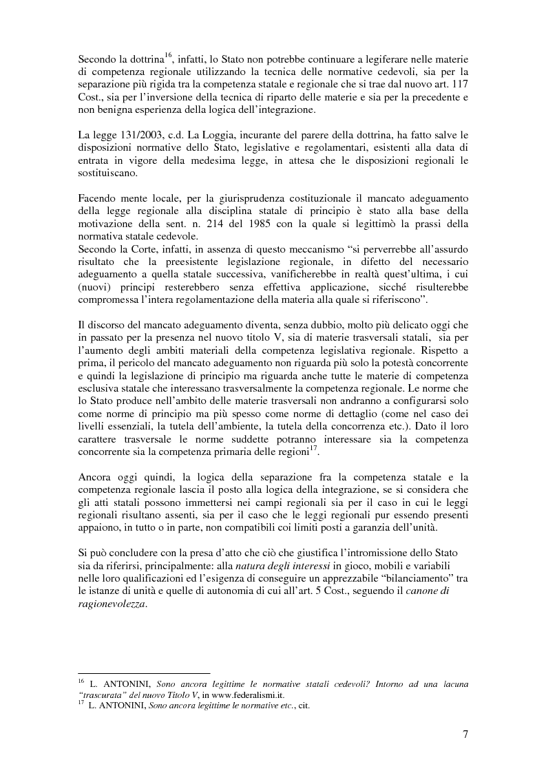 Anteprima della tesi: Delega alla ''mera ricognizione'' dei principi fondamentali, Pagina 7
