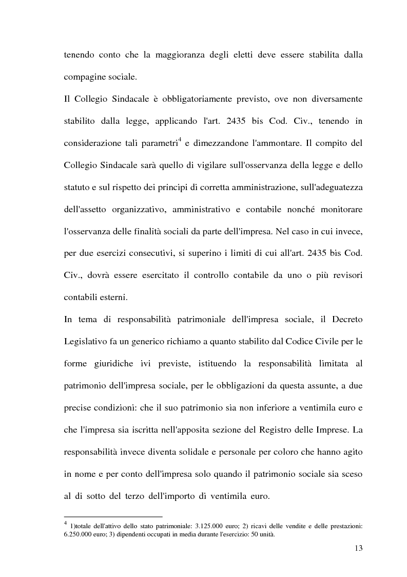 Anteprima della tesi: Impresa sociale: rendicontazione e bilancio sociale. Il caso delle aziende scolastiche, Pagina 11