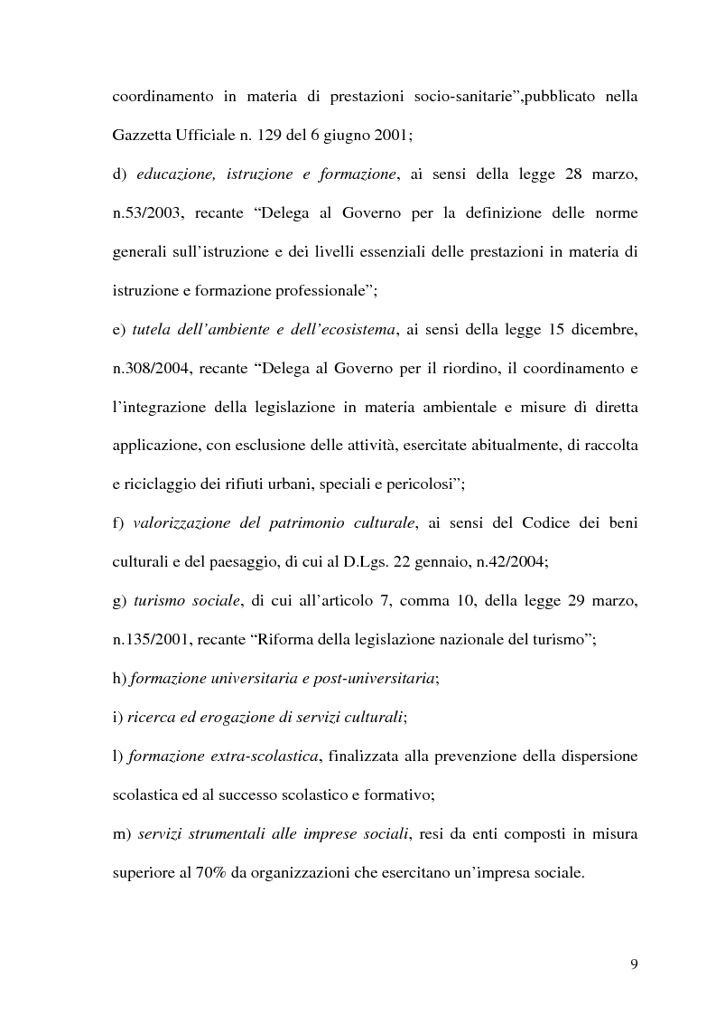 Anteprima della tesi: Impresa sociale: rendicontazione e bilancio sociale. Il caso delle aziende scolastiche, Pagina 7