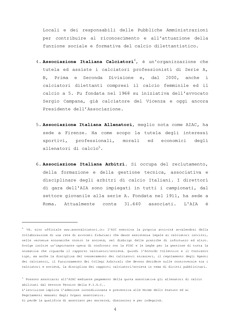 Anteprima della tesi: Il gioco del calcio: investire nel settore giovanile, il valore aggiunto per il club, Pagina 4