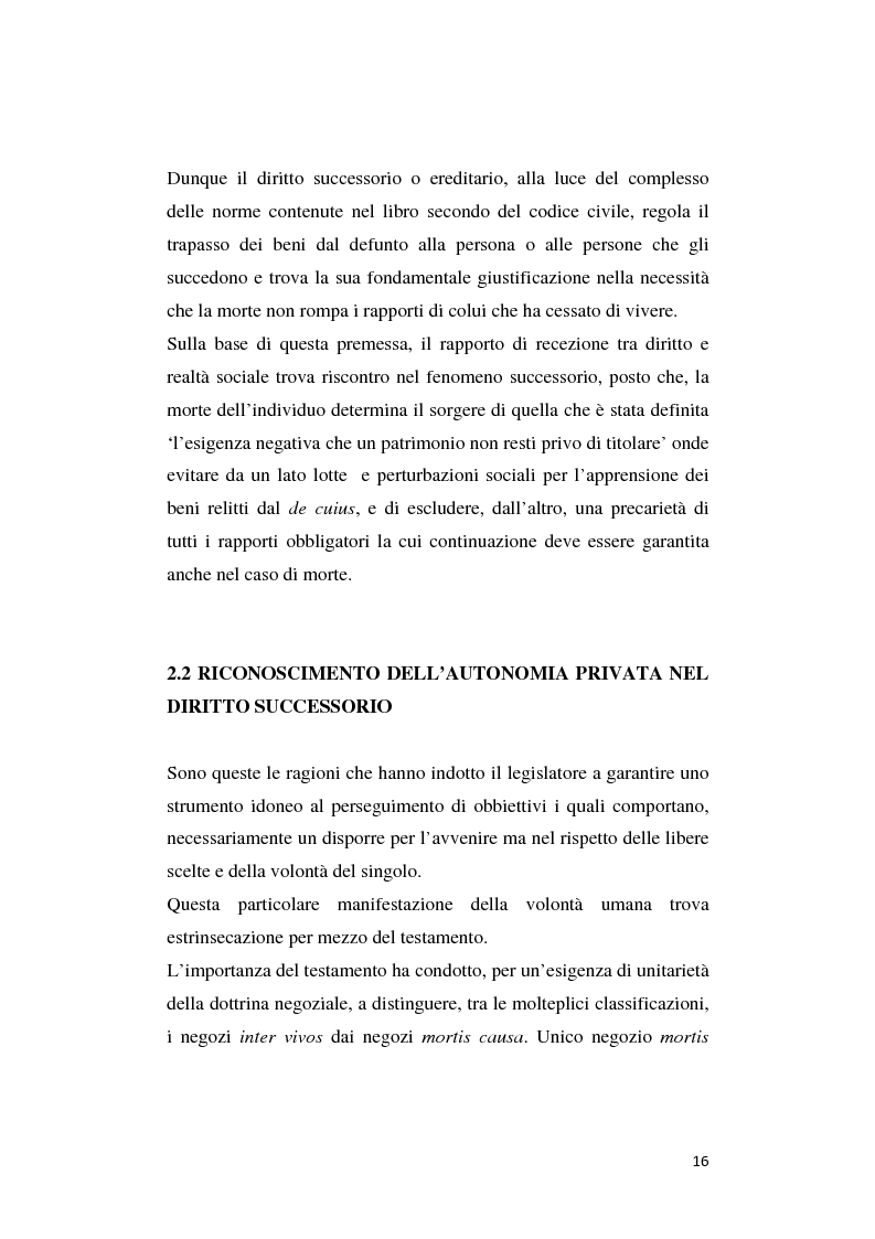 Anteprima della tesi: Il patto di famiglia, Pagina 9