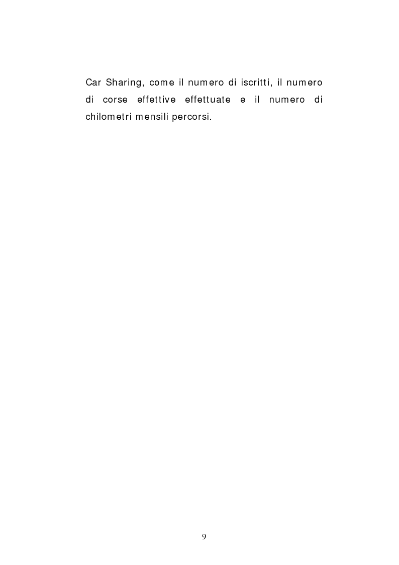 Anteprima della tesi: Il car sharing in Italia. Il caso di Genova Car Sharing, Pagina 6