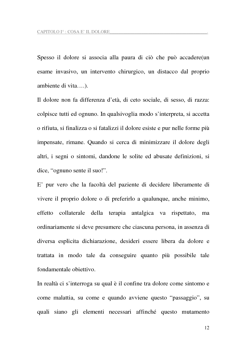 Anteprima della tesi: Assistenza al paziente con dolore cronico, Pagina 10