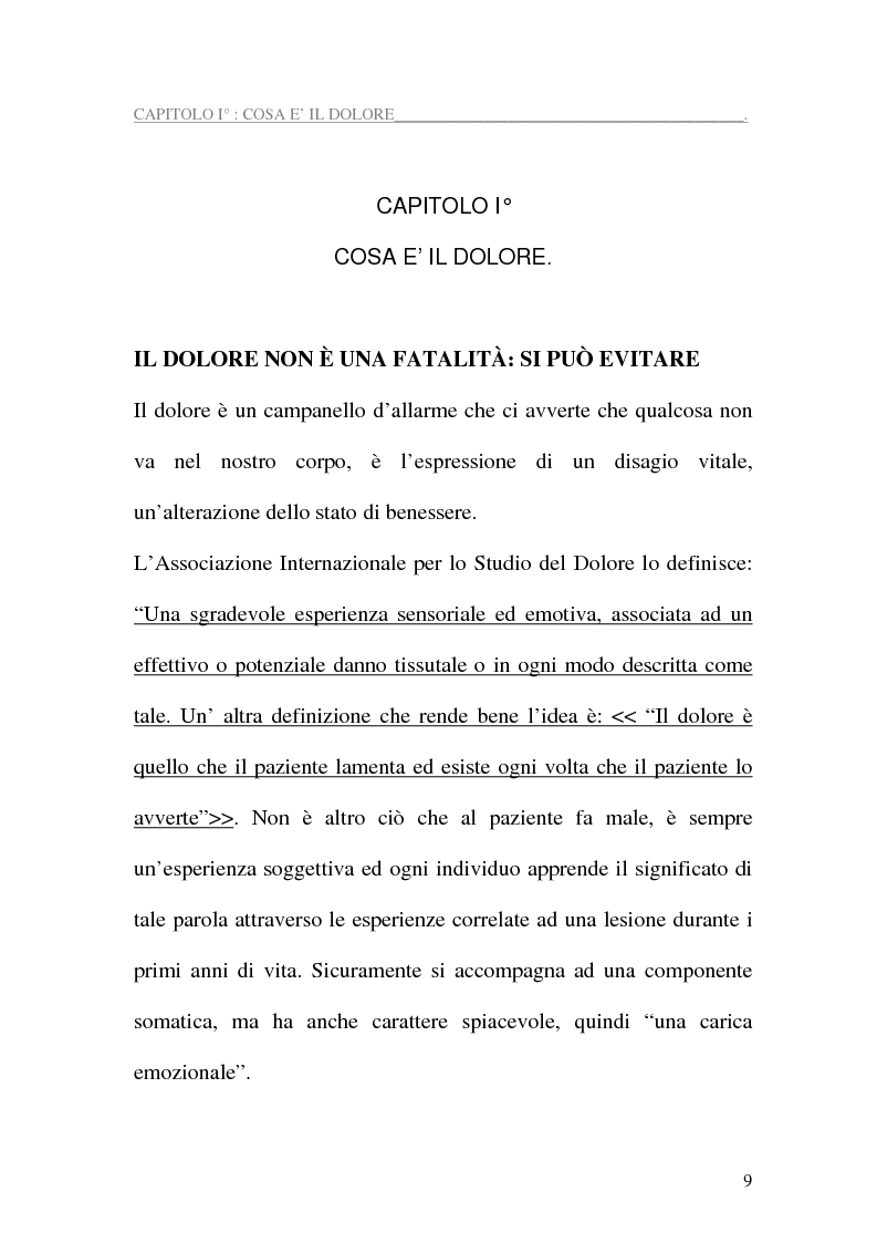 Anteprima della tesi: Assistenza al paziente con dolore cronico, Pagina 7