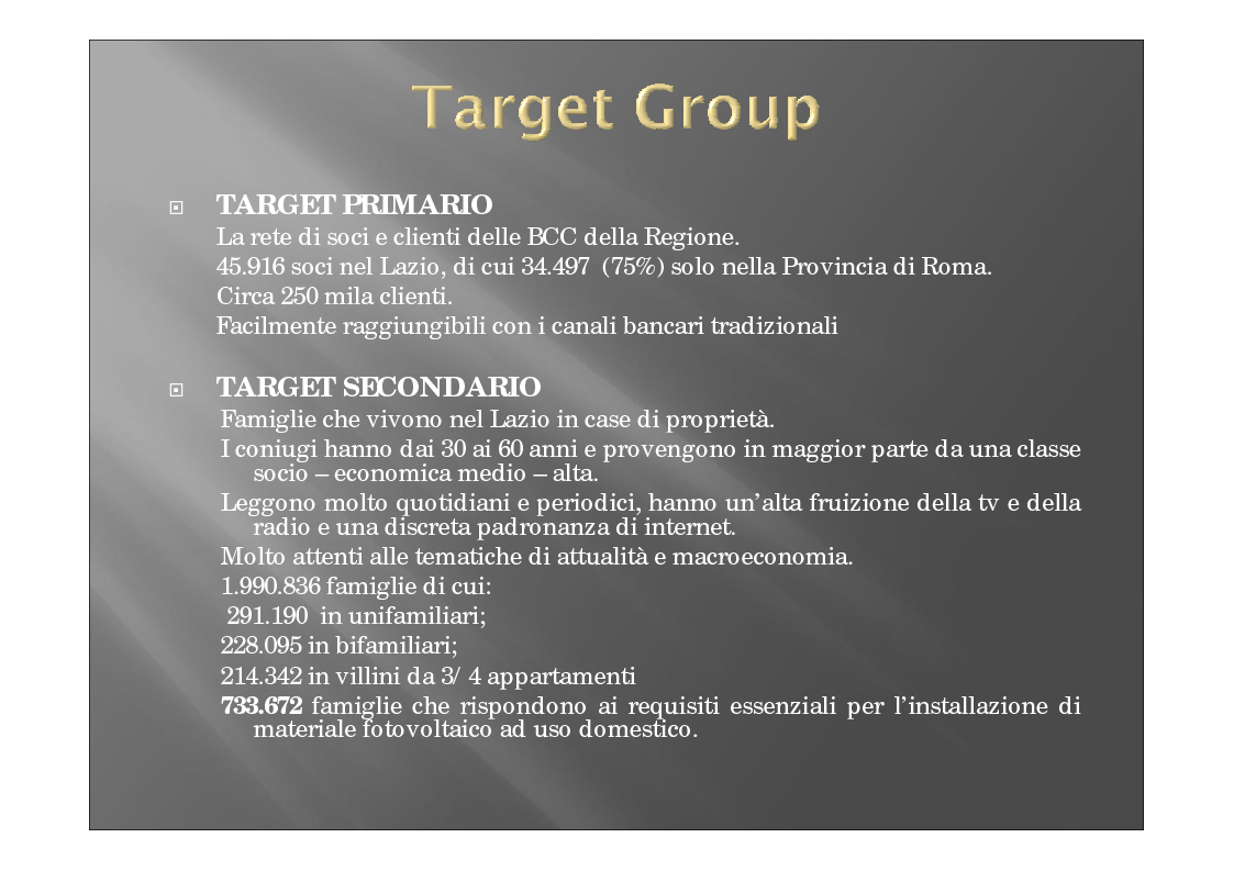 Anteprima della tesi: Piano di promozione delle BCC della Regione Lazio per lo sviluppo dell'energia fotovoltaica, Pagina 11