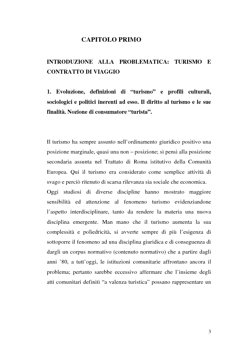 Anteprima della tesi: Il danno morale da ''vacanza rovinata'' nell'ordinamento comunitario, Pagina 2