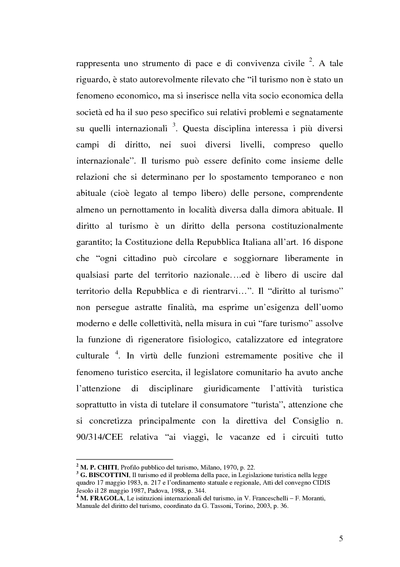Anteprima della tesi: Il danno morale da ''vacanza rovinata'' nell'ordinamento comunitario, Pagina 4