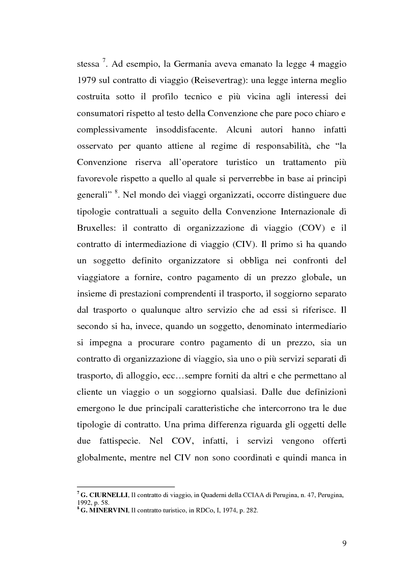 Anteprima della tesi: Il danno morale da ''vacanza rovinata'' nell'ordinamento comunitario, Pagina 8