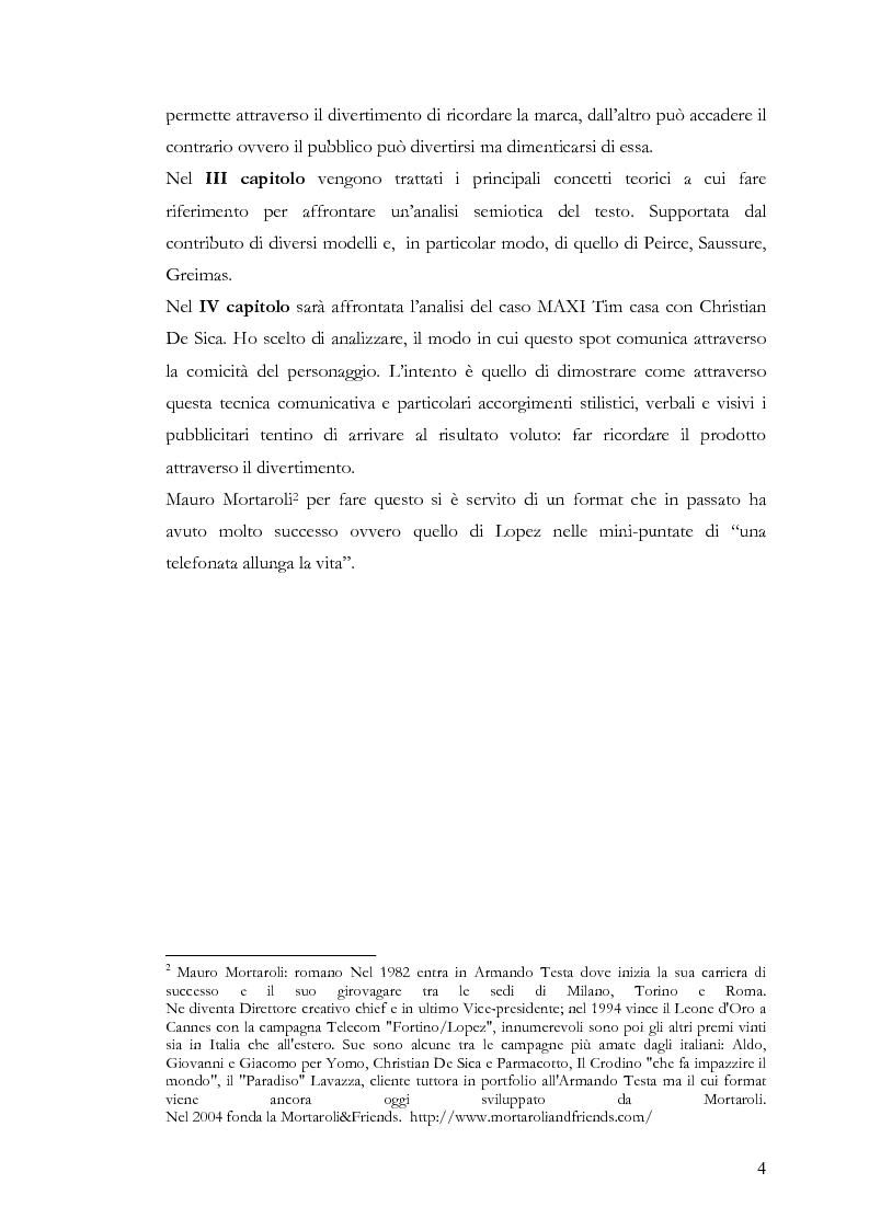Anteprima della tesi: Che spot c'è stasera? L'advertainment di Maxi Tim Casa tra nostalgia e comicità, Pagina 2