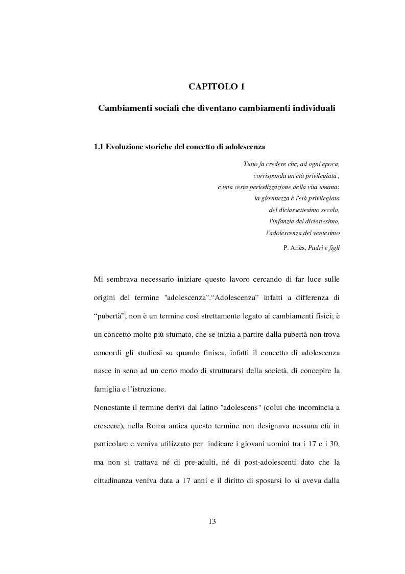 Anteprima della tesi: Postmodernità: adolescenza e nuove forme psicopatologiche - Riflessioni sul carattere sovversivo della psicoanalisi, Pagina 3