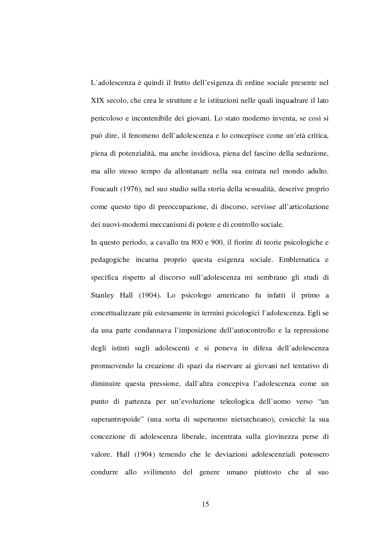 Anteprima della tesi: Postmodernità: adolescenza e nuove forme psicopatologiche - Riflessioni sul carattere sovversivo della psicoanalisi, Pagina 5