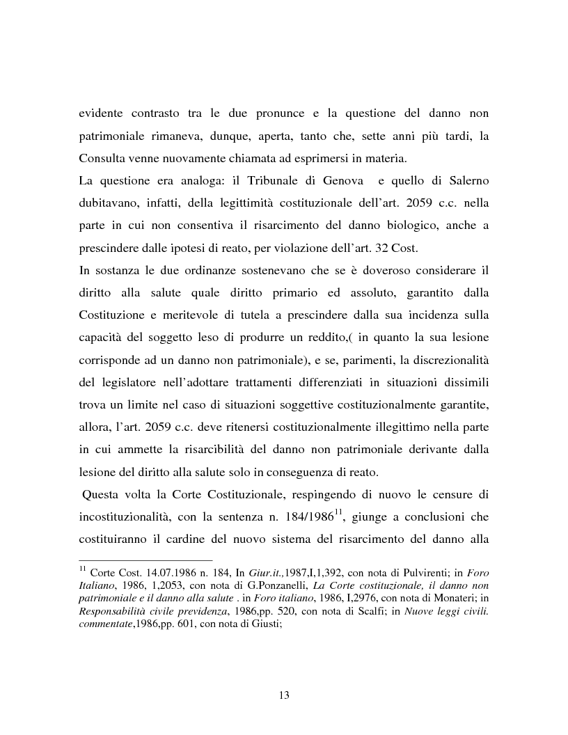 Anteprima della tesi: Il danno non patrimoniale da inadempimento, Pagina 9