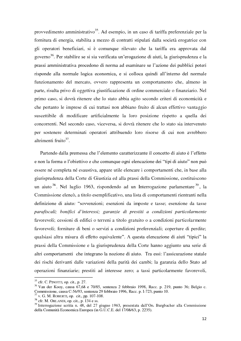 Anteprima della tesi: Gli aiuti di stato in materia fiscale, Pagina 12