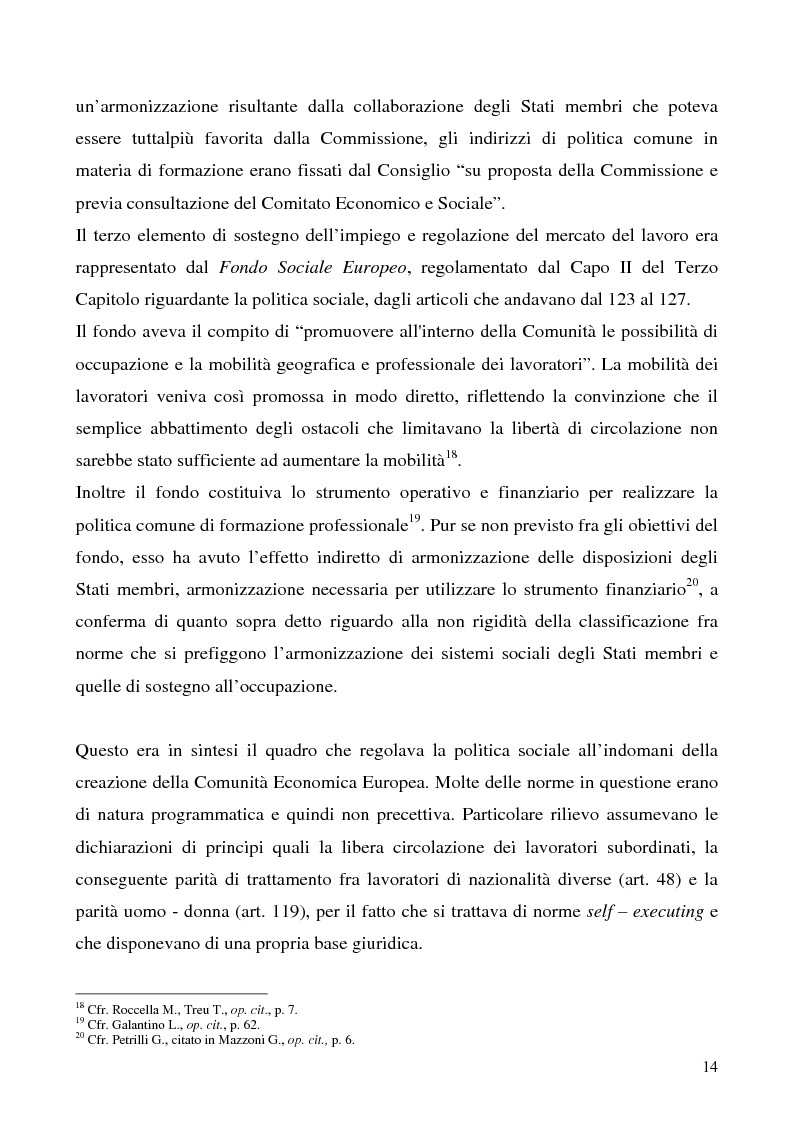 Anteprima della tesi: Lavoro a tempo determinato fra vincoli comunitari e disciplina interna: problemi aperti, Pagina 10