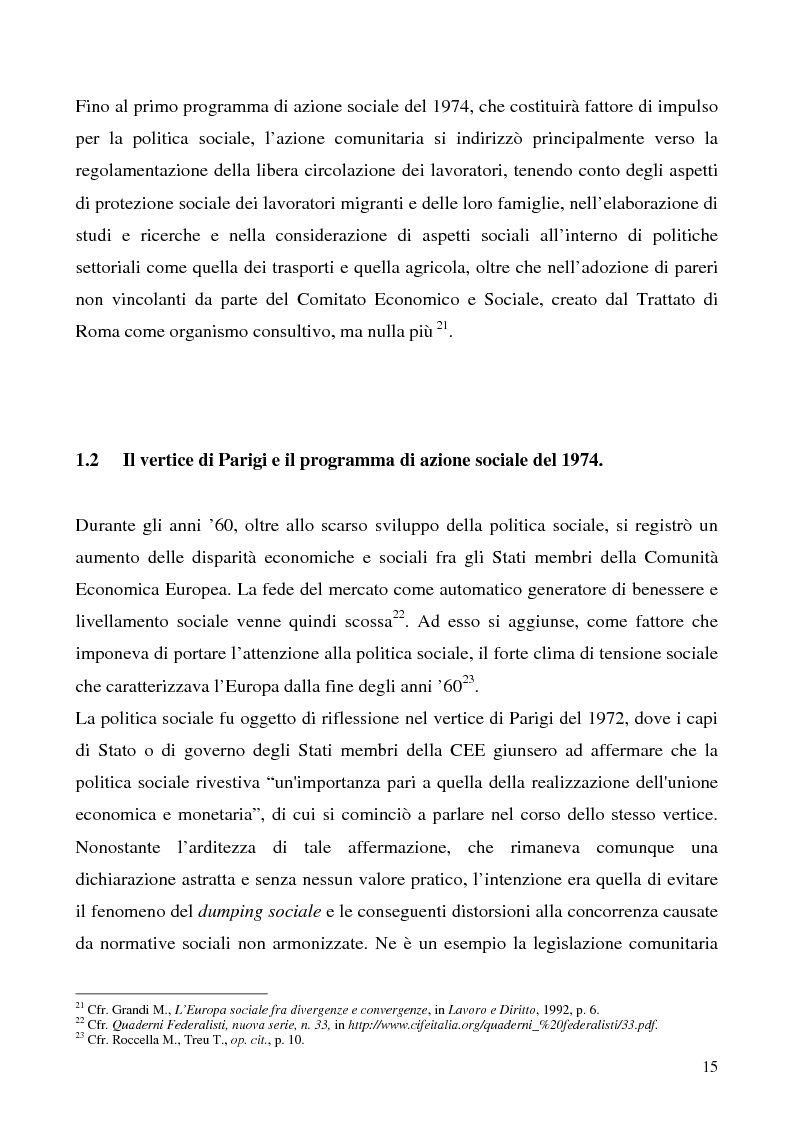 Anteprima della tesi: Lavoro a tempo determinato fra vincoli comunitari e disciplina interna: problemi aperti, Pagina 11