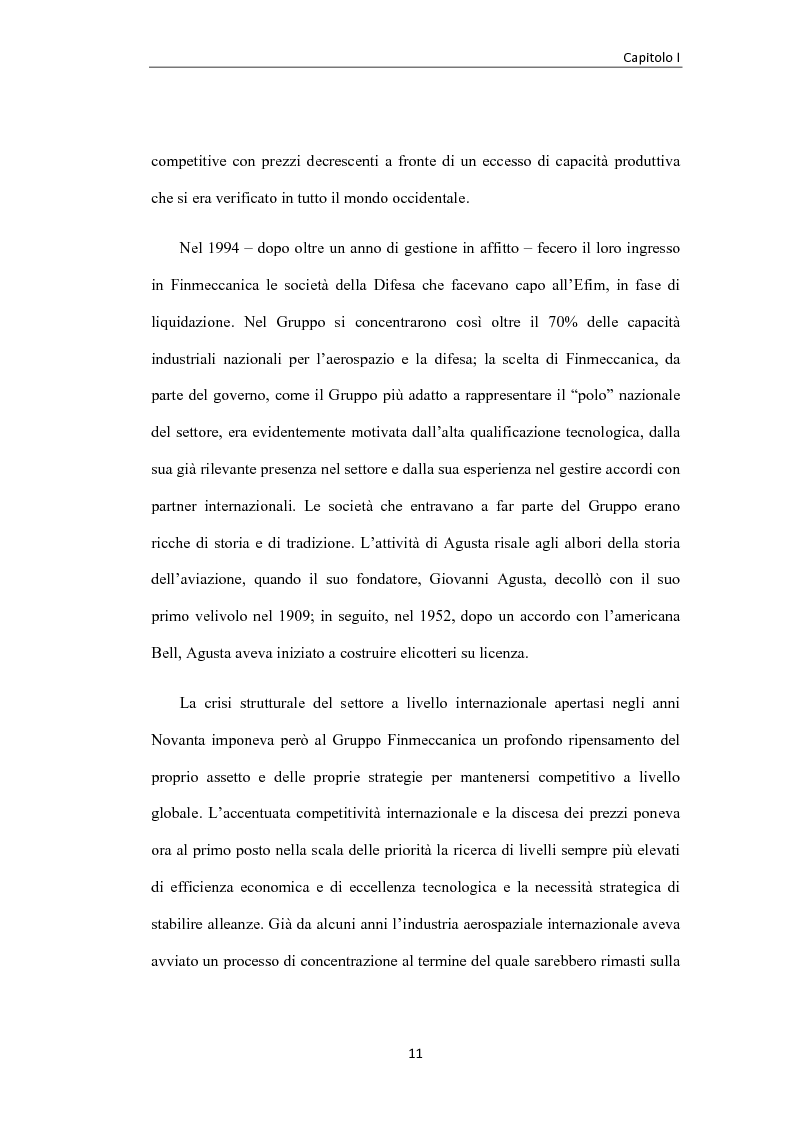Anteprima della tesi: L'industria aerospaziale in Italia: un'analisi geografica, Pagina 11