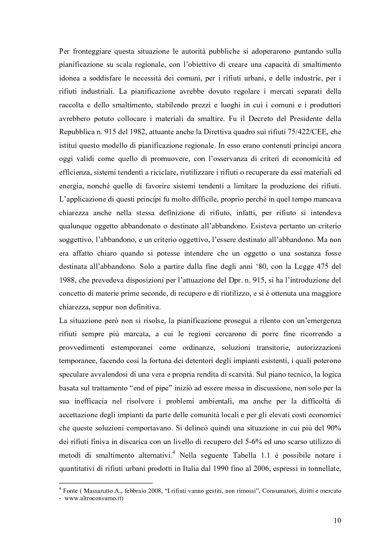 Anteprima della tesi: Il combustibile derivato dai rifiuti ed il suo utilizzo nell'industria del cemento, Pagina 3