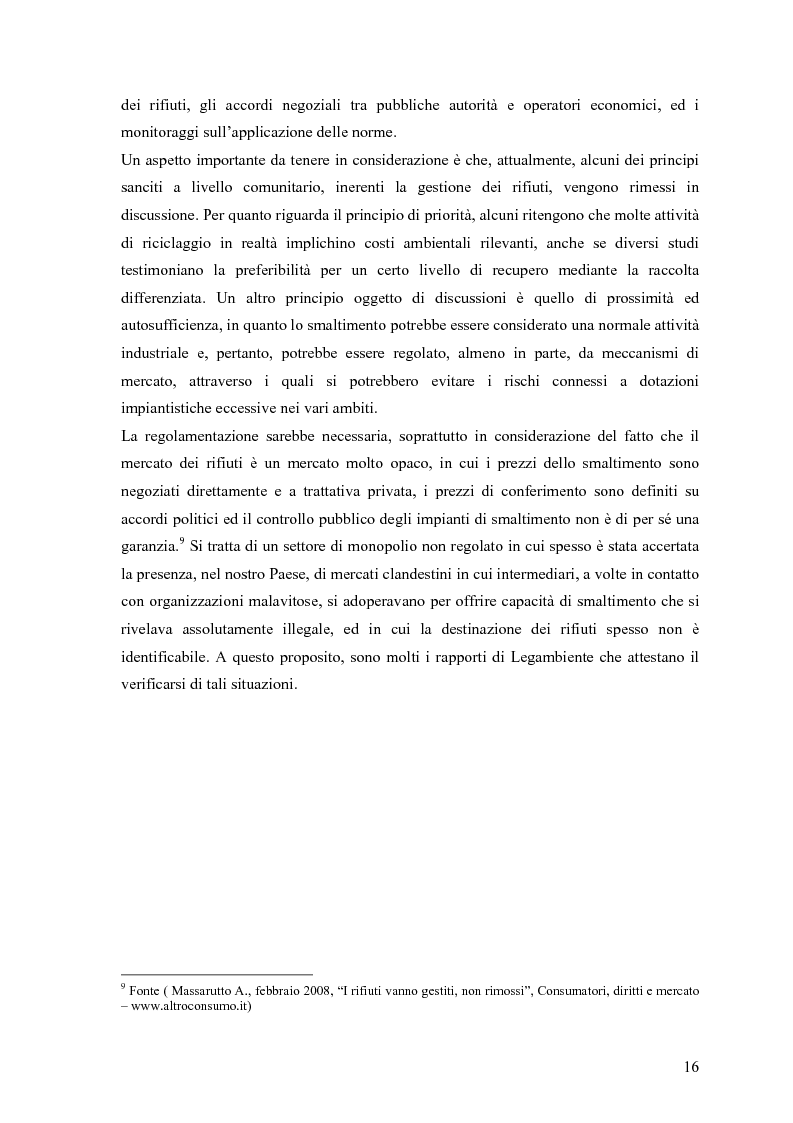 Anteprima della tesi: Il combustibile derivato dai rifiuti ed il suo utilizzo nell'industria del cemento, Pagina 9