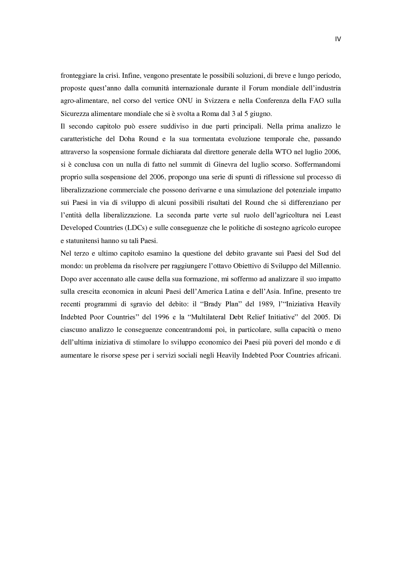 Anteprima della tesi: Millennium development goals: quali ostacoli al loro raggiungimento?, Pagina 2