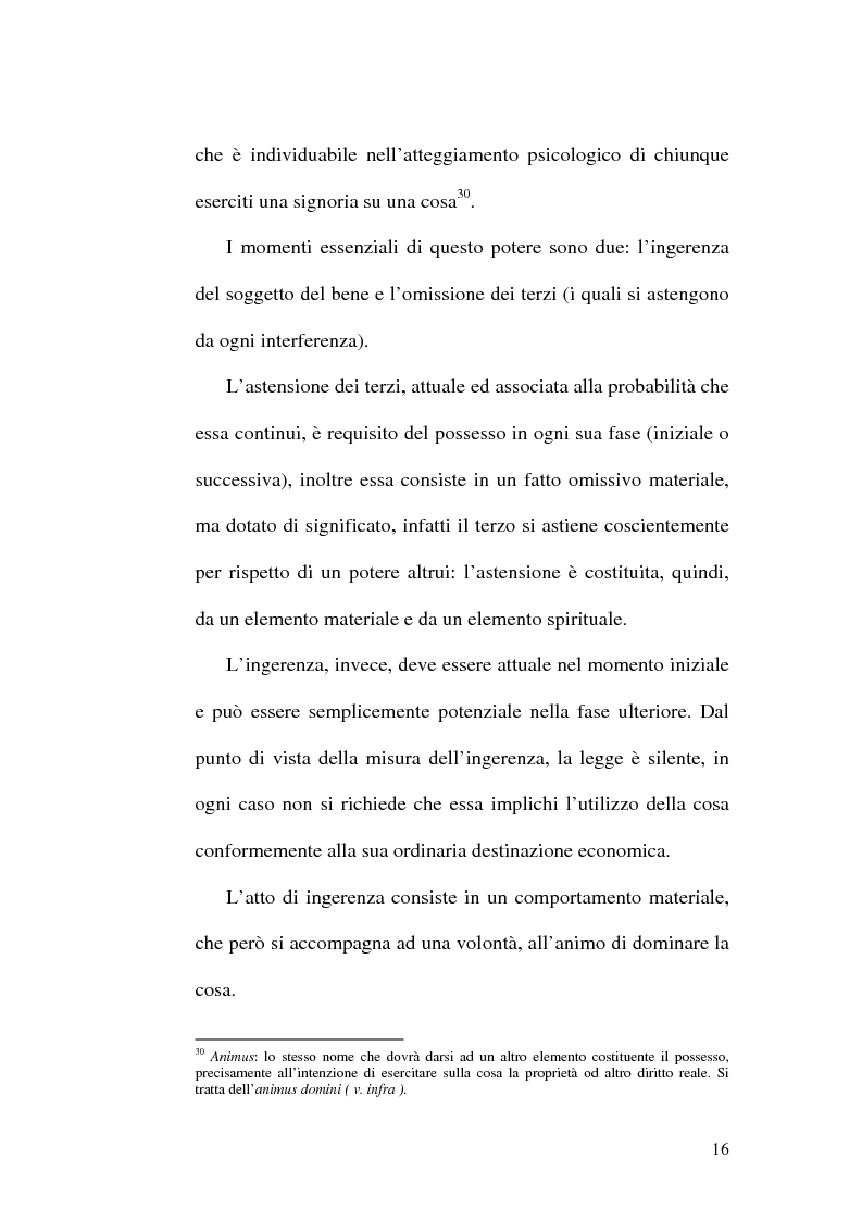 Anteprima della tesi: Lesione del possesso e perdita di chanches, Pagina 12