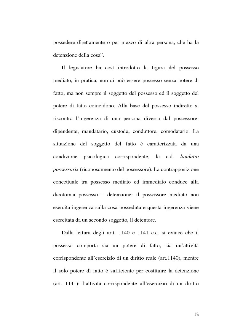 Anteprima della tesi: Lesione del possesso e perdita di chanches, Pagina 14