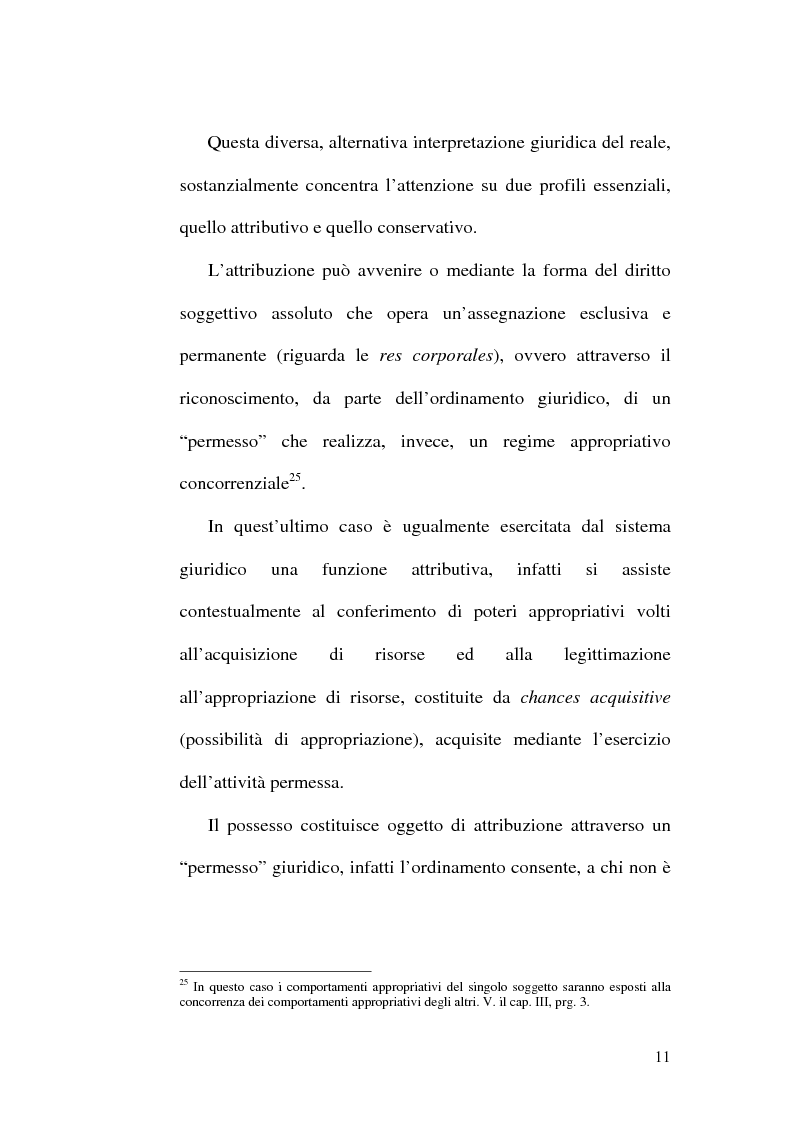 Anteprima della tesi: Lesione del possesso e perdita di chanches, Pagina 7