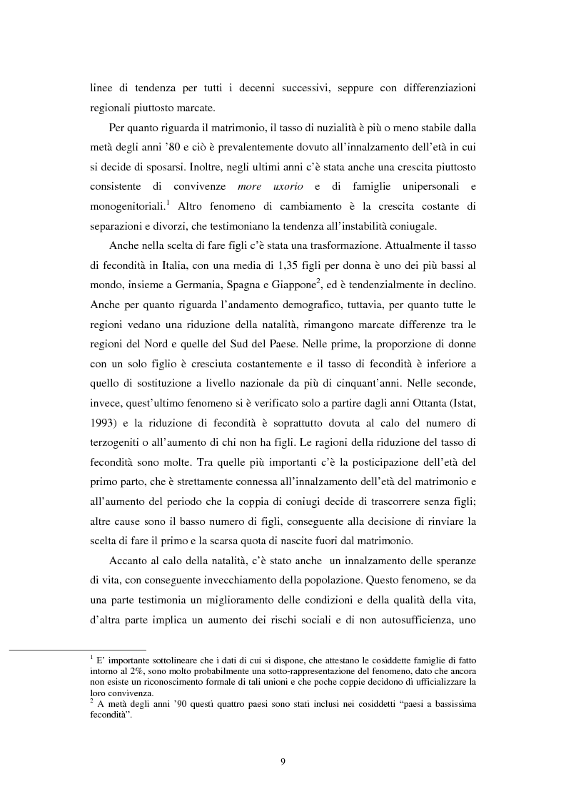 Anteprima della tesi: Verso modelli regionali di welfare? Il caso dei servizi di cura agli anziani, Pagina 6