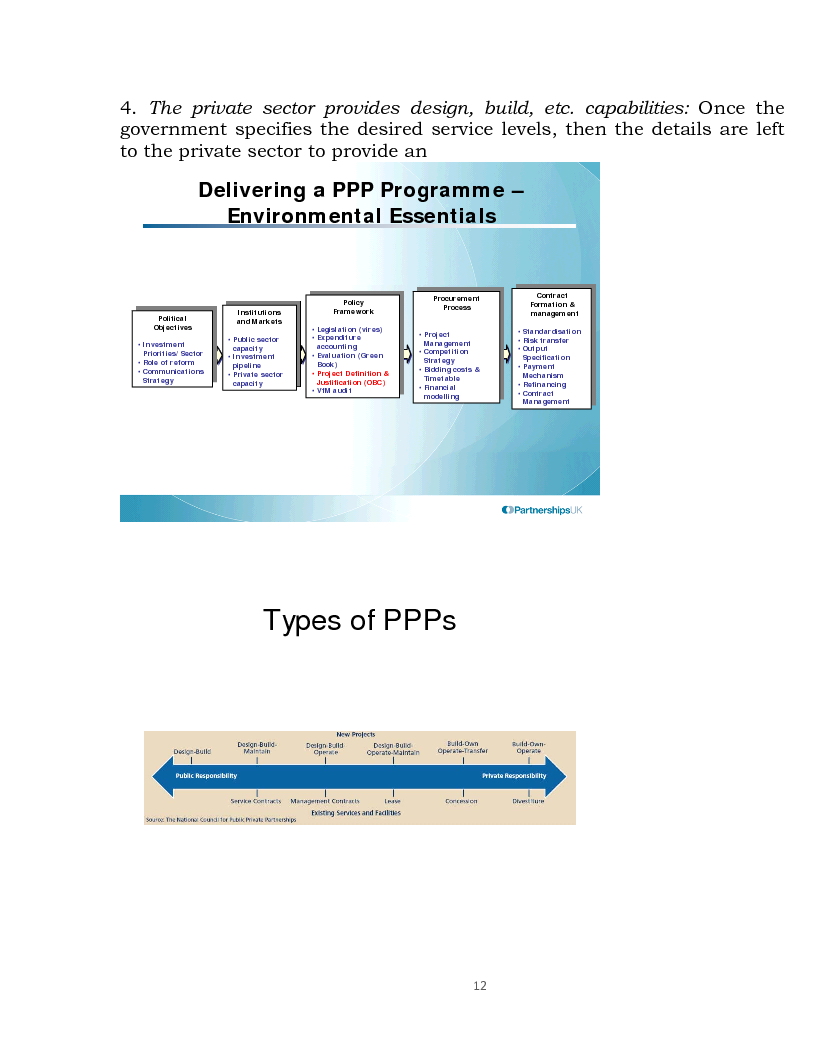 Anteprima della tesi: Public Private Partnership: an Overview, Pagina 10