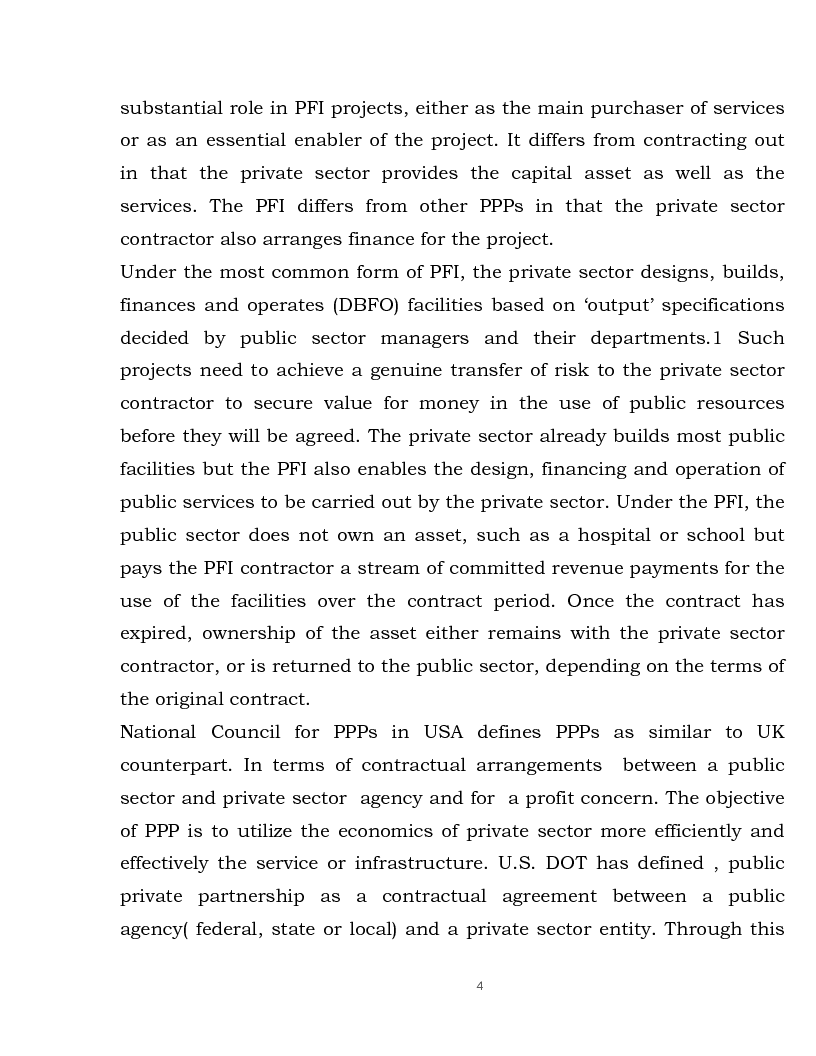 Anteprima della tesi: Public Private Partnership: an Overview, Pagina 2