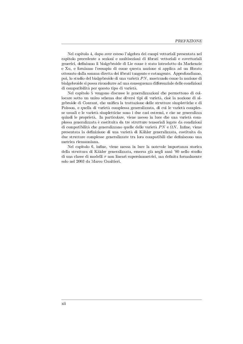 Anteprima della tesi: Geometria generalizzata e Modelli Sigma Non Lineari, Pagina 2
