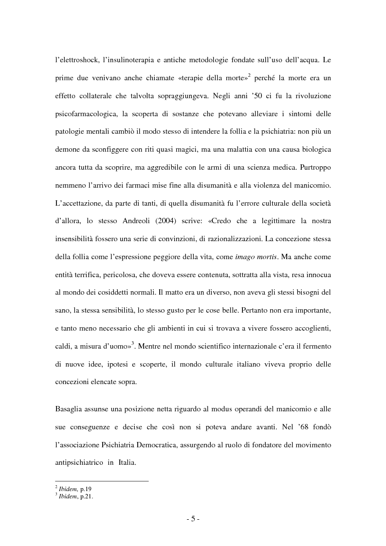 Anteprima della tesi: Il lavoro d'équipe e la gestione della sessualità nella comunità terapeutica psichiatrica, Pagina 5