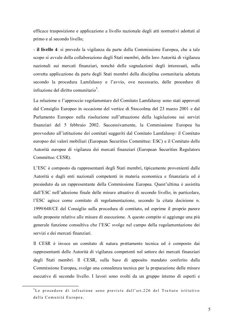 Anteprima della tesi: La riorganizzazione delle banche per l'applicazione della Mifid, Pagina 6