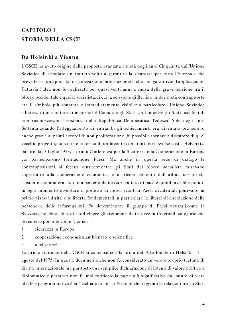 Anteprima della tesi: Gli aspetti istituzionali della riforma dell'OSCE, Pagina 2