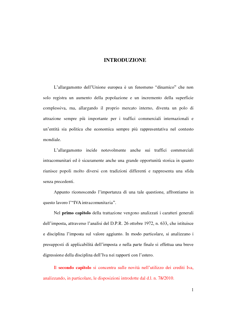 Anteprima della tesi: IVA intracomunitaria, Pagina 2
