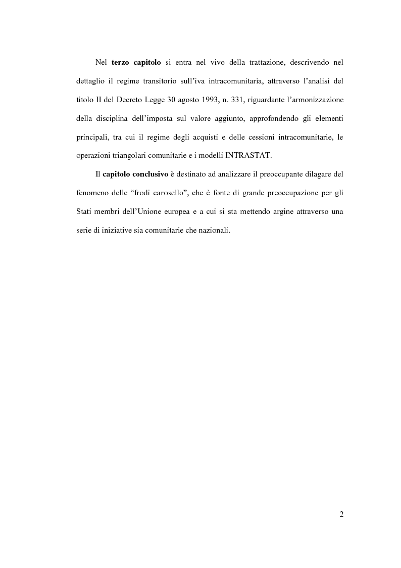 Anteprima della tesi: IVA intracomunitaria, Pagina 3