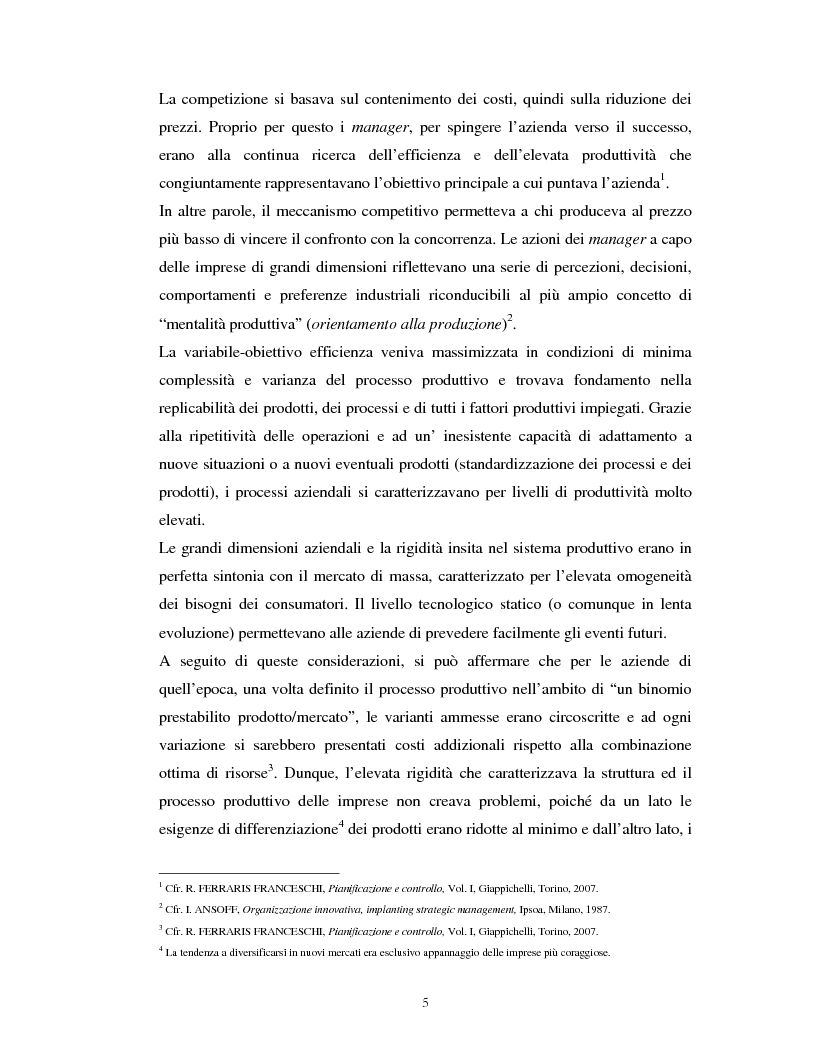 Anteprima della tesi: Il percorso evolutivo della pianificazione e del controllo: verso un sistema unico, Pagina 4