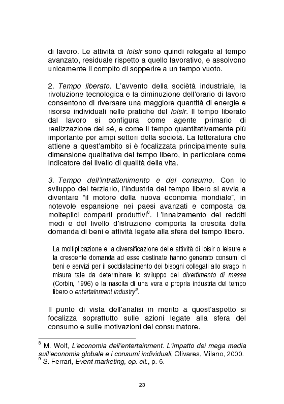 Anteprima della tesi: Officine culturali - La promozione degli eventi di spettacolo: contesti, strategie, strumenti, Pagina 13