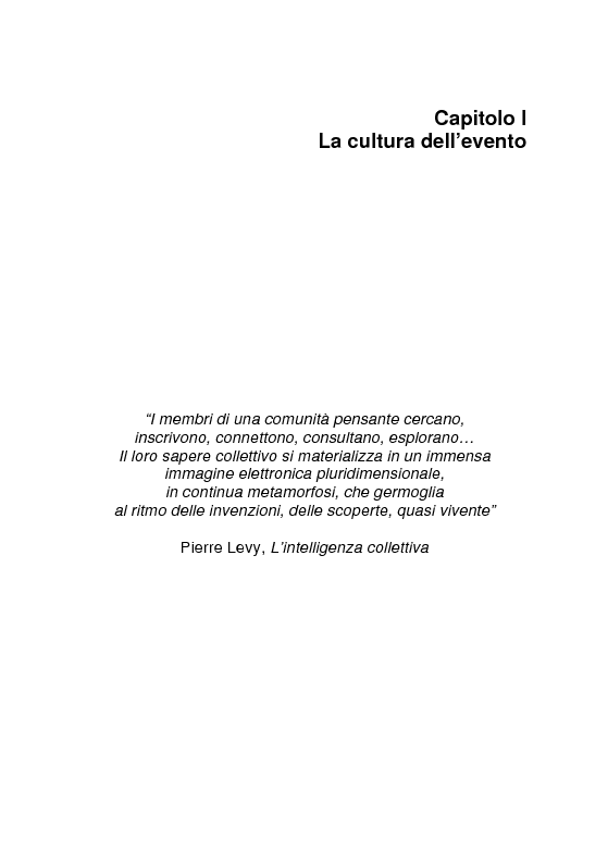 Anteprima della tesi: Officine culturali - La promozione degli eventi di spettacolo: contesti, strategie, strumenti, Pagina 7
