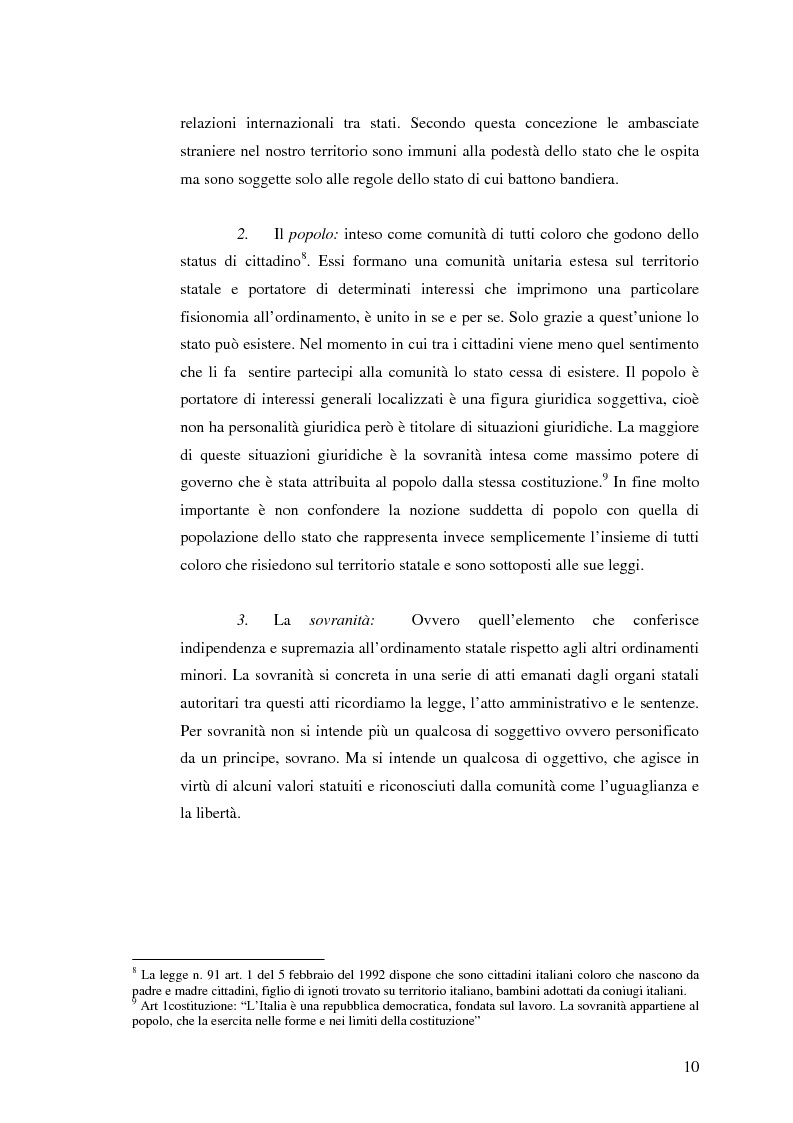Anteprima della tesi: Rapporto tra Stato e Pubblica Amministrazione, Pagina 8