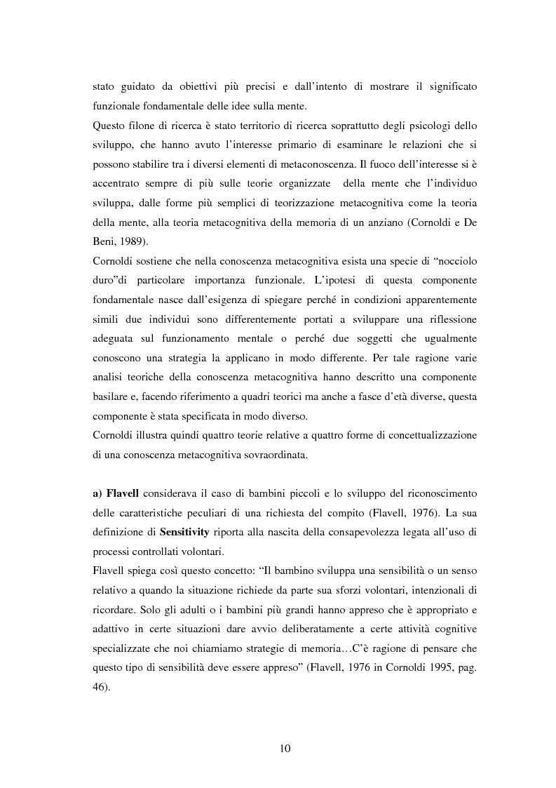 Anteprima della tesi: Approccio e metodi di studio nella transizione all’Università: una ricerca su un gruppo di studenti frequentanti il primo anno di Psicologia a Torino, Pagina 8