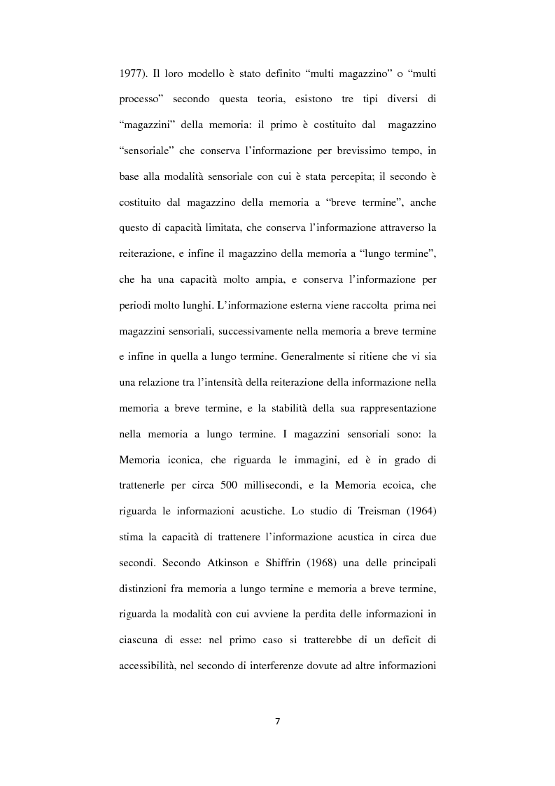 Anteprima della tesi: Memoria autobiografica e adolescenza: l'overgenerality, Pagina 3