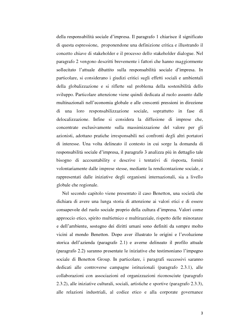 Anteprima della tesi: La gestione della crisi nella responsabilità sociale d'impresa. Due casi a confronto, Pagina 3