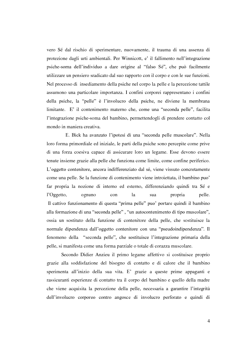 Anteprima della tesi: La corazza caratteriale/muscolare in Wilhelm Reich: le ragioni del corpo, Pagina 5
