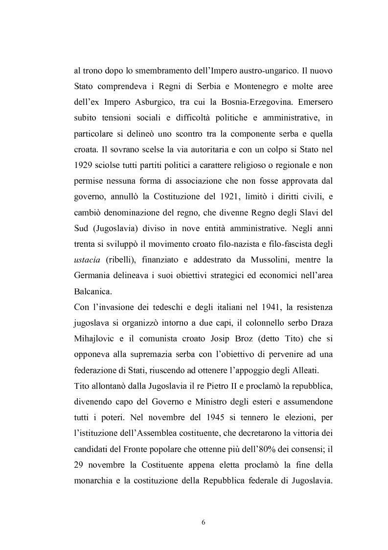 Anteprima della tesi: Dopo la violenza. Le forme di giustizia per la ricomposizione sociale. Il caso di Srebrenica, Pagina 3