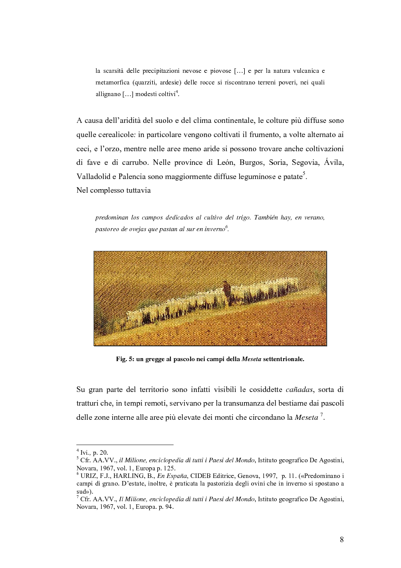 Anteprima della tesi: Viaggio attraverso la Castiglia e León, Salamanca e Valladolid. Proposta di un itinerario eno-gastronomico., Pagina 8
