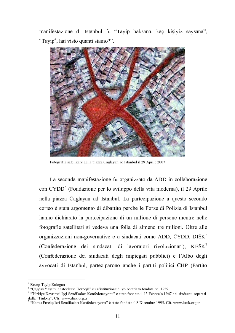 Anteprima della tesi: Un paese fra l'islam e occidente: la politica turca alla prova delle elezioni del 2007, Pagina 9