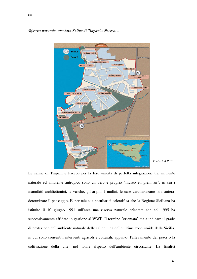 Anteprima della tesi: Linee guida per la valorizzazione turistica del territorio costiero compreso tra Trapani e Marsala, Pagina 4