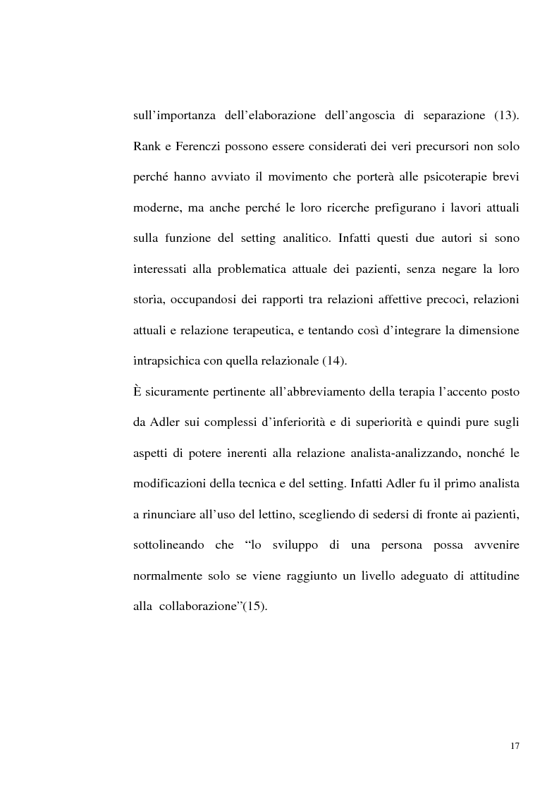Anteprima della tesi: Indicazioni alle psicoterapie brevi, Pagina 14