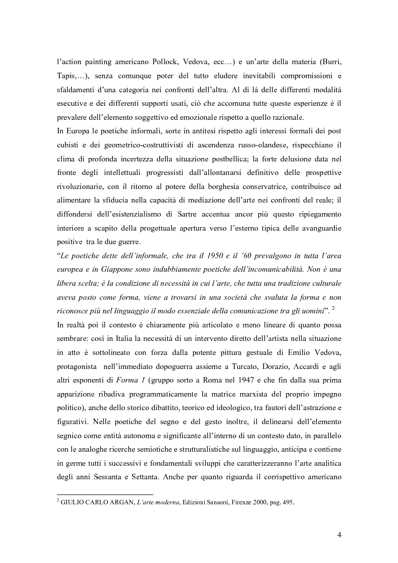 Anteprima della tesi: Azzeramento e neoconcretismo: Francesco Lo Savio, Pagina 2